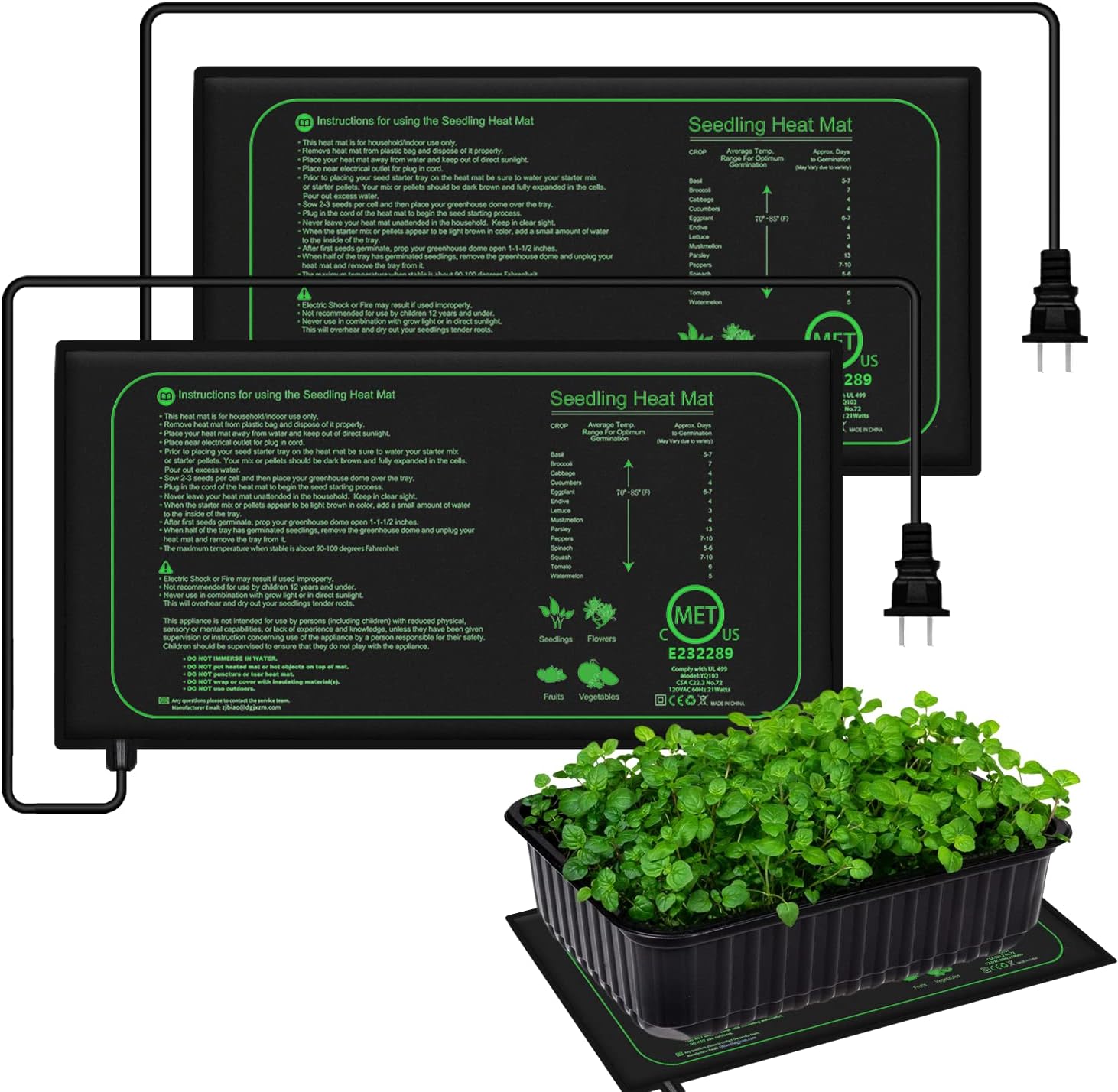 10/25/50CM Sämling Wärme Matte – Heat Mat Seedling Bewertung und Preis